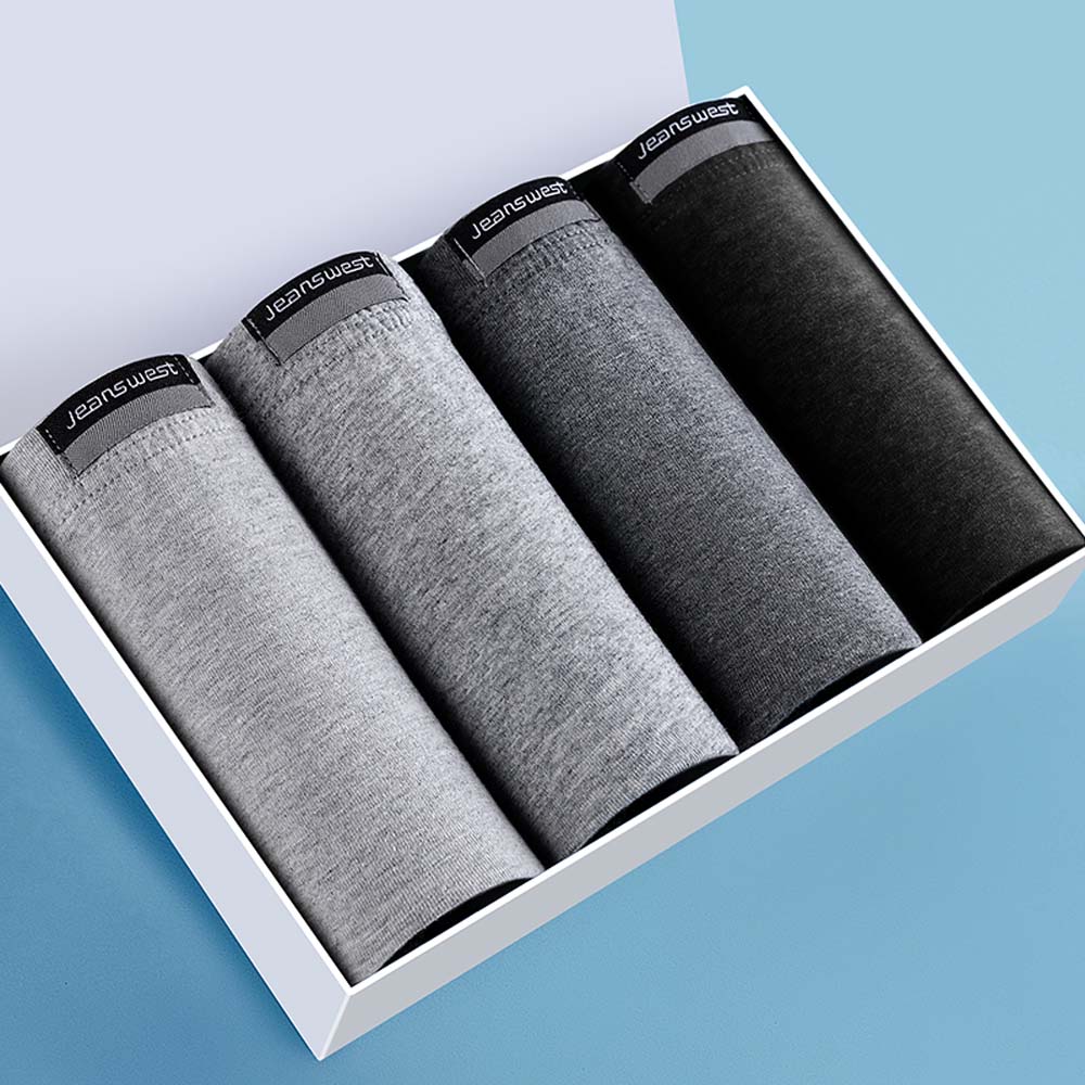 Pouch Boxer Pouch - 2/3/4Pcs Boxers man Cotton Breathable Men's