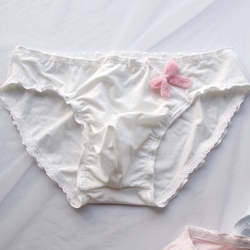 Boxer Shorts Modal - Man's Cute Harajuku Modal White Briefs