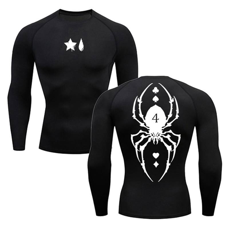 Spider Print Compression Shirt - Base Layer Top のレビューと価格