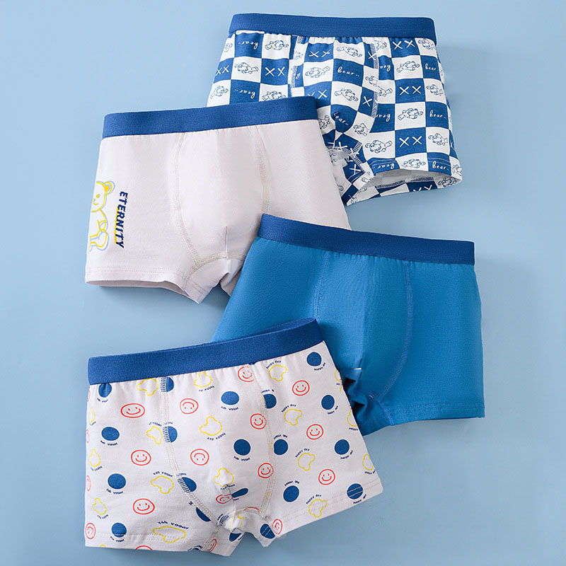 4-Pack Soft Boy Boxer Brief  H - Boxer Brief Pack Cotton のレビューと価格