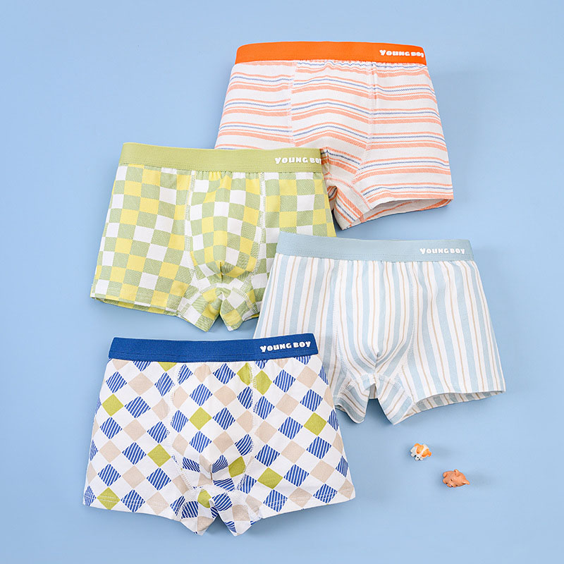 4-Pack Soft Boy Boxer Brief  H - Boxer Brief Pack Cotton のレビューと価格