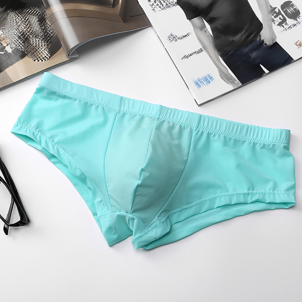 Ice Silk Underwear Lingerie Bo - Pouch Boxer Pouch のレビューと価格