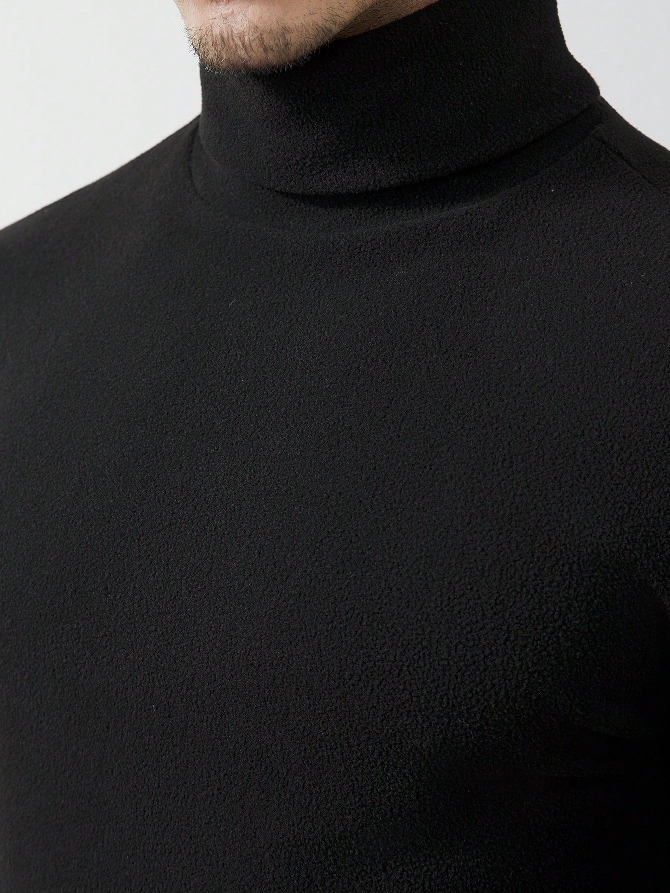 Men's Black High-Neck Long Sle - Base Layer Top のレビューと価格