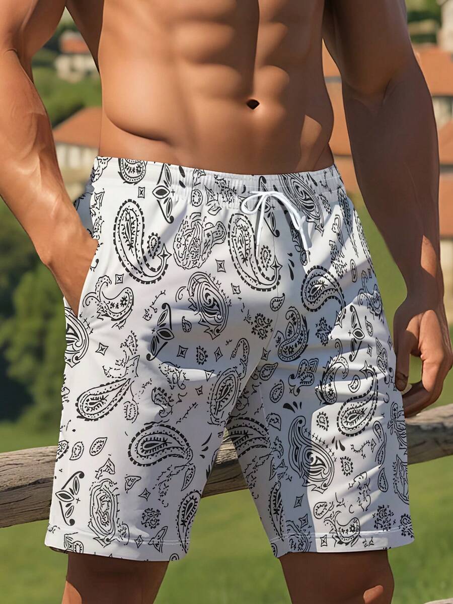 Mens Beach Shorts 3D Digital P - Trunk Breathable Men のレビューと価格
