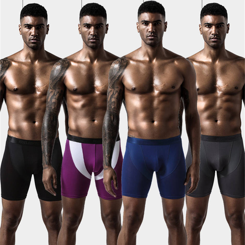 2pcs/Lot underpants leg up lon - Long Leg Trunk Men のレビューと価格