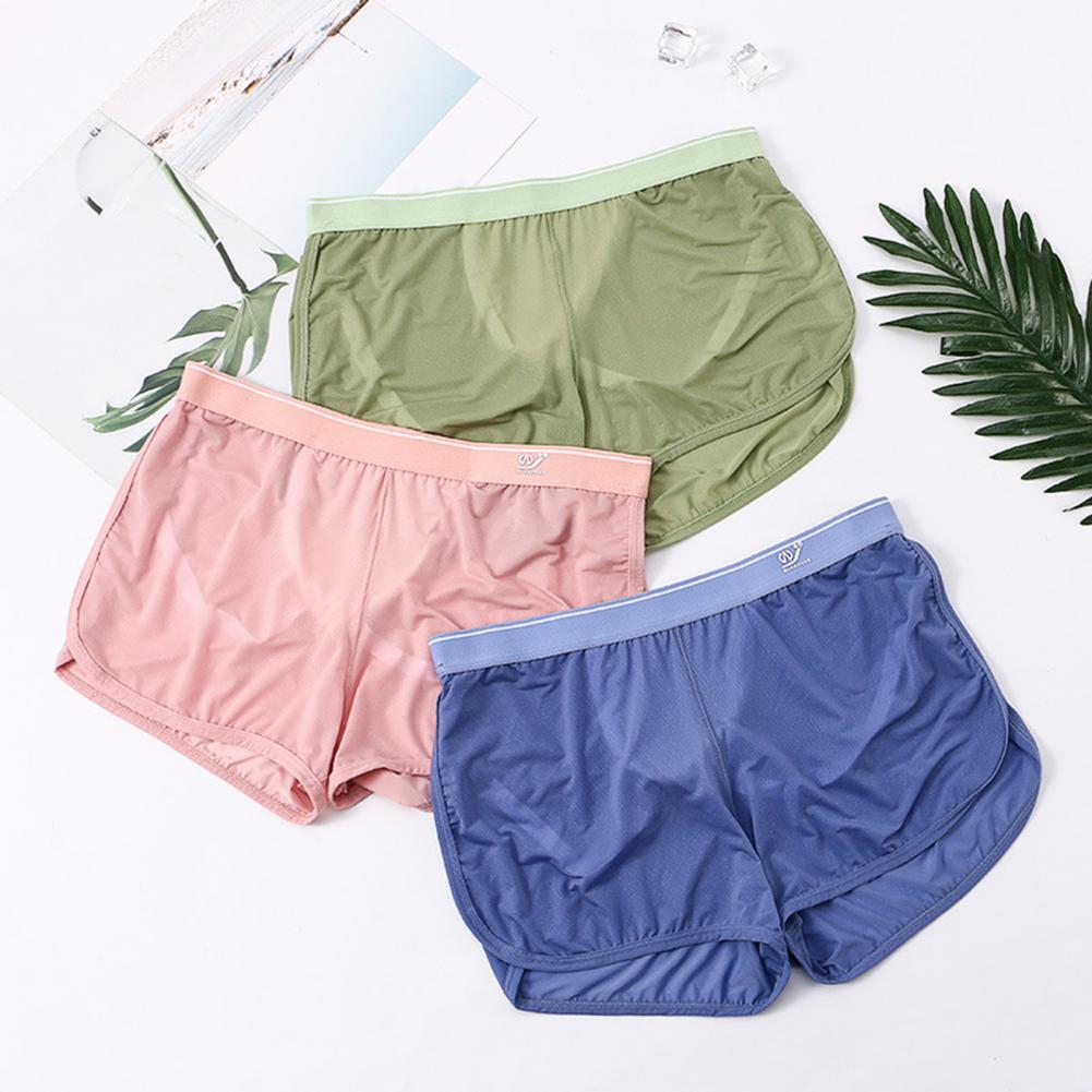 Soft M-3XL Breathable Mesh Box - Mesh Sport Boxer のレビューと価格