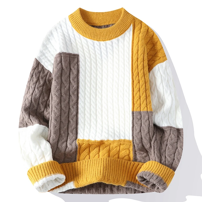 Color Block Sweater for Man Ch - Thermal Long John のレビューと価格