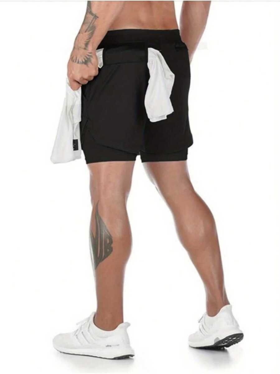 Mens 2-In-1 Quick-Dry Athletic - Compression Shorts Athletes のレビューと価格
