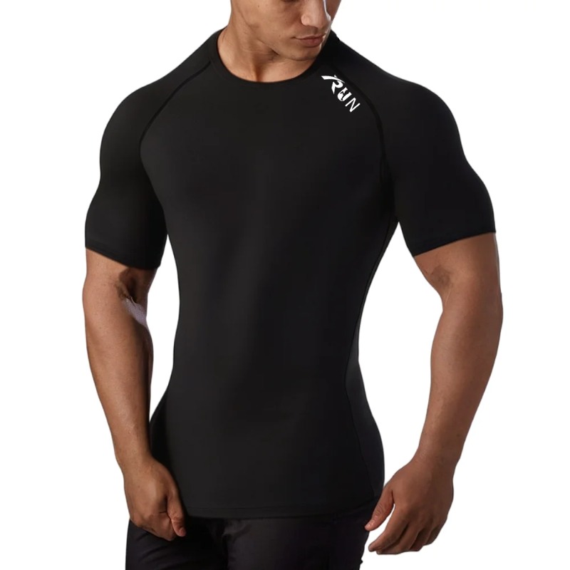 Men Quick Dry Compression Elas - T Shirt Tight Fit のレビューと価格