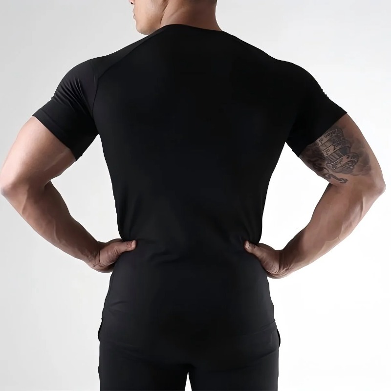 Men Quick Dry Compression Elas - T Shirt Tight Fit のレビューと価格