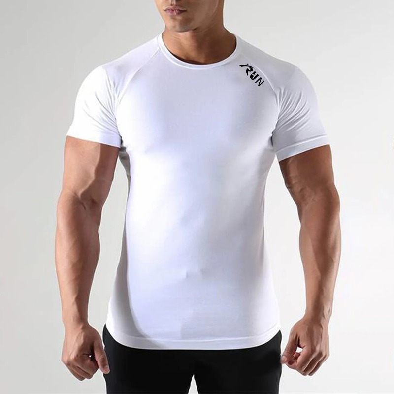 Men Quick Dry Compression Elas - T Shirt Tight Fit のレビューと価格