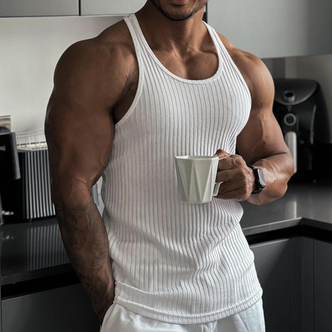 2024 Summer new men V-neck Ves - Undershirt Crew Neck のレビューと価格