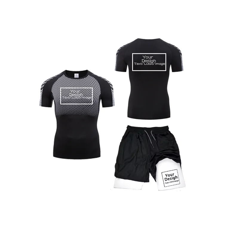 Men's Custom Printed Compressi - Compression Shorts Athletes のレビューと価格