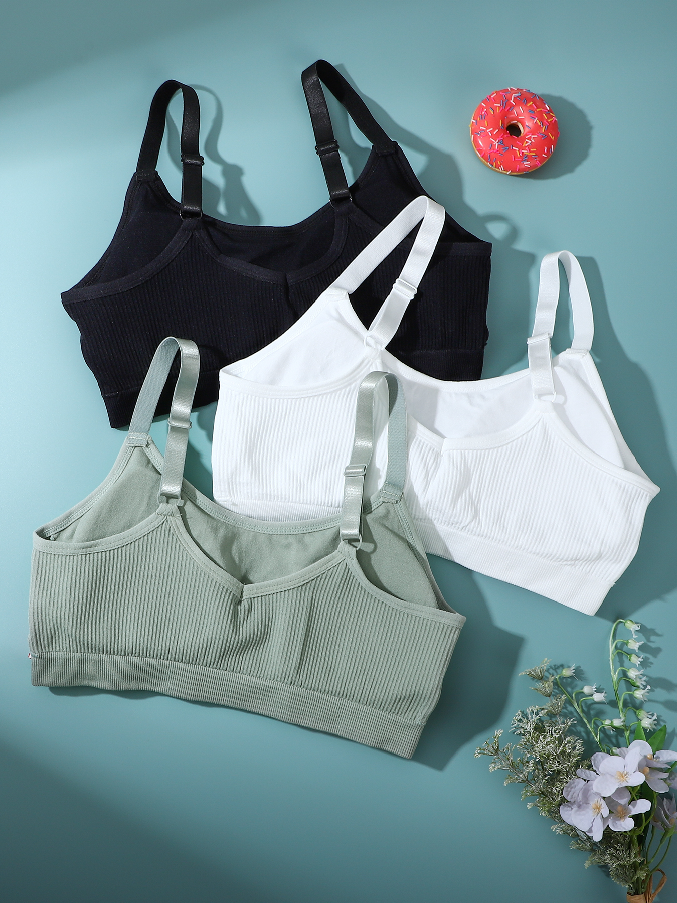 3-Pack - Women's Sports Bra -  - Multi Pack Underwear のレビューと価格