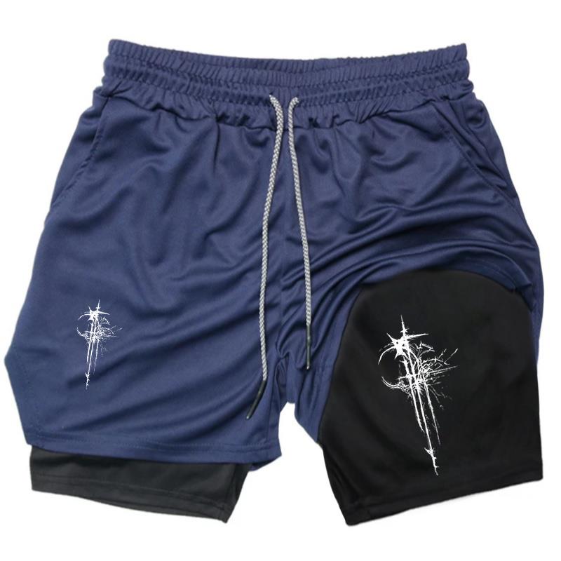 2 in 1 Running Short for Men G - Compression Shorts Athletes のレビューと価格