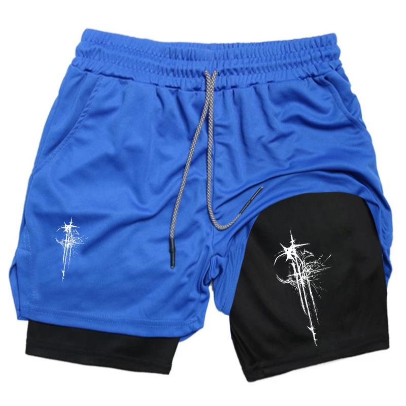 2 in 1 Running Short for Men G - Compression Shorts Athletes のレビューと価格