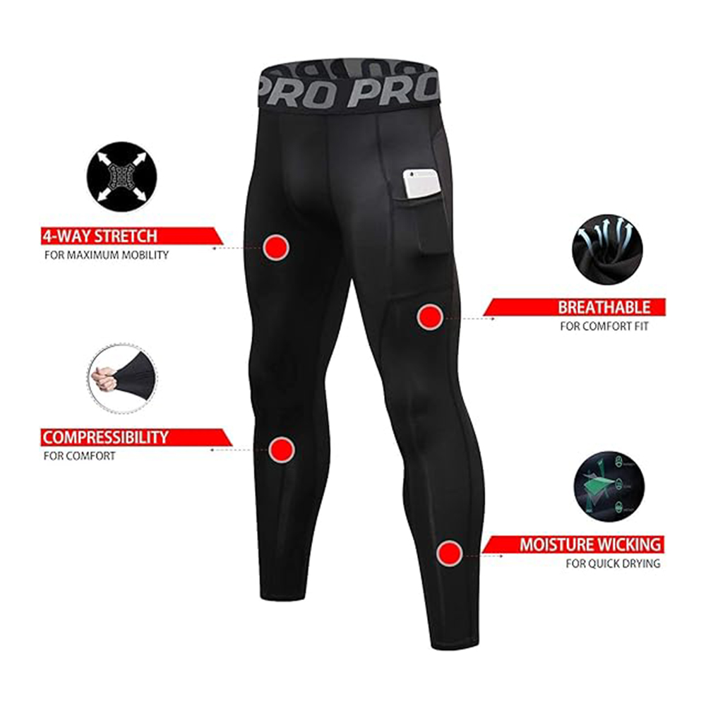 Men's Compression Pants Long J - Compression Long Pant のレビューと価格