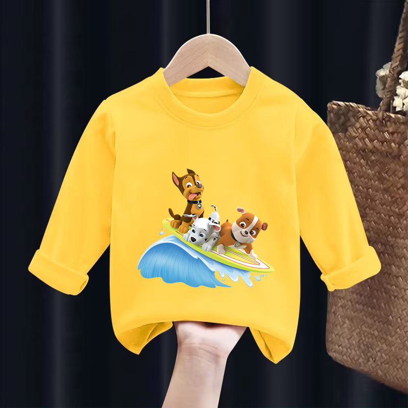 PAW Patrol Long Sleeves T-Shir - Undershirt Crew Neck のレビューと価格