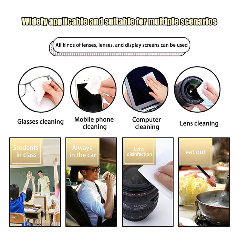 100pcs Disposable Lens Cleanin - Bamboo Fiber Trunk のレビューと価格