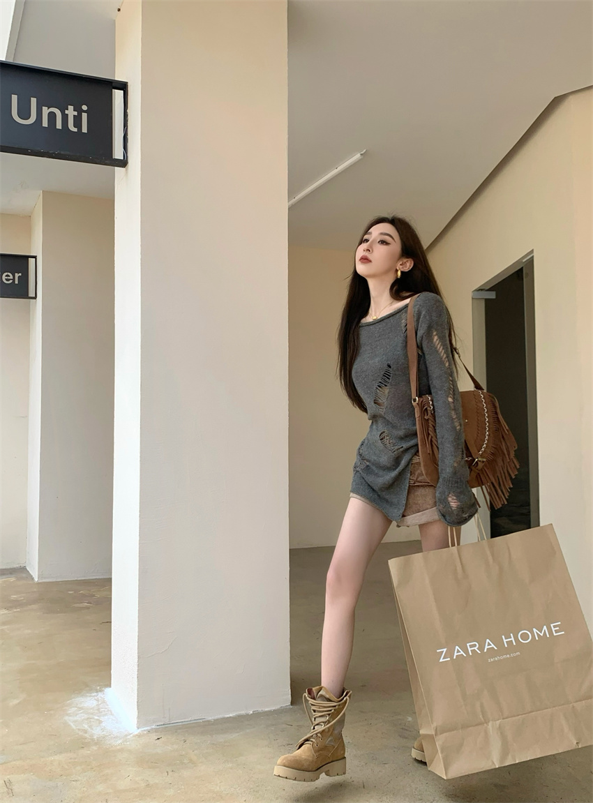 Sexy Hollow out Knitted Top Wo - Base Layer Top のレビューと価格