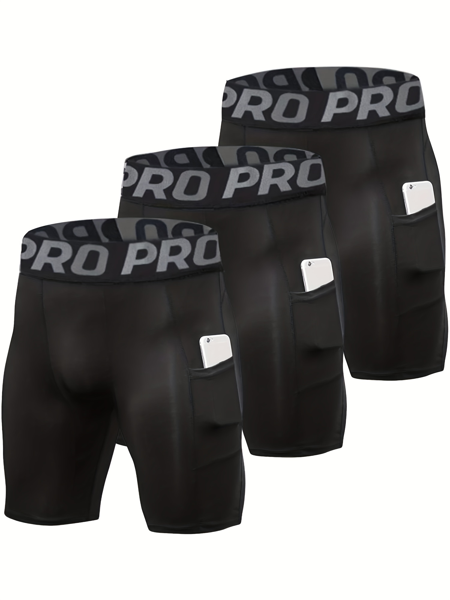 3 Pack Compression Shorts Men  - Compression Shorts Athletes のレビューと価格