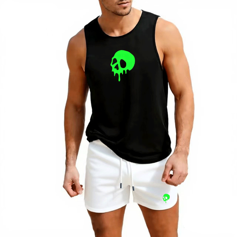 Fitness loose men tank top  sl - Sleeveless Undershirt のレビューと価格