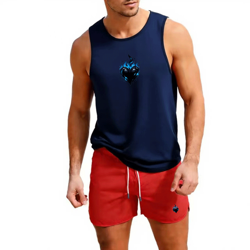 Fitness loose men tank top  sl - Sleeveless Undershirt のレビューと価格