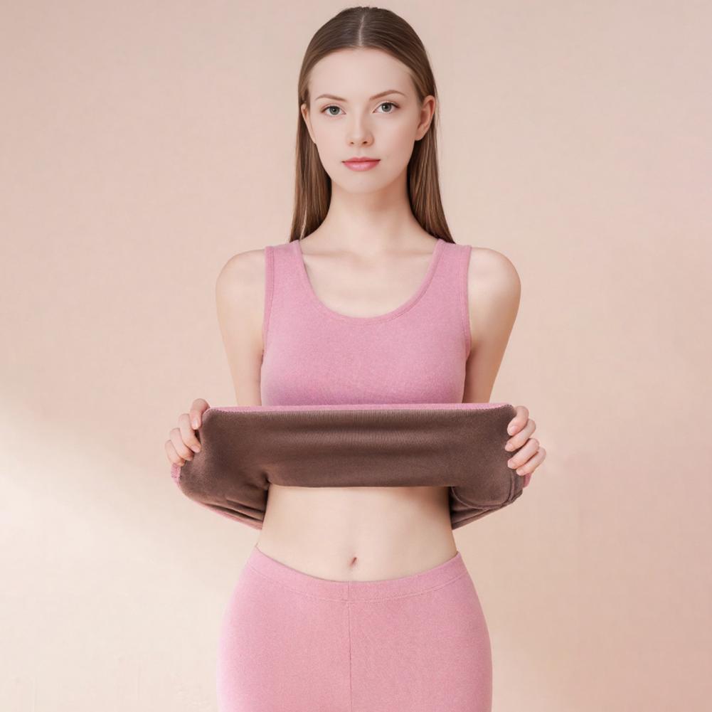 Fleece Lined Women Thermal Tan - Undershirt Crew Neck のレビューと価格