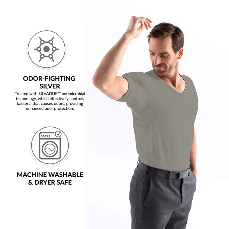 Men Undershirts Anti-transpira - Undershirt Crew Neck のレビューと価格