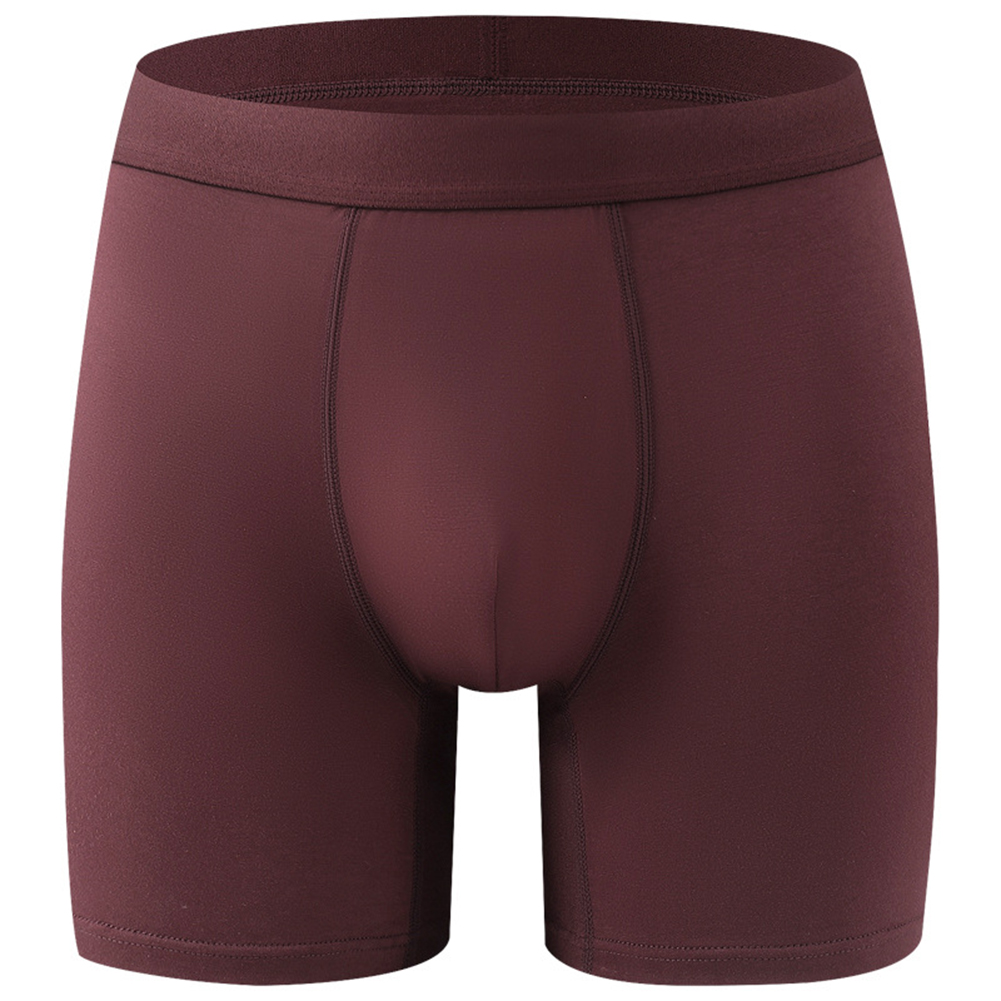 Men Long Leg Boxers Breathable - Bamboo Fiber Trunk のレビューと価格