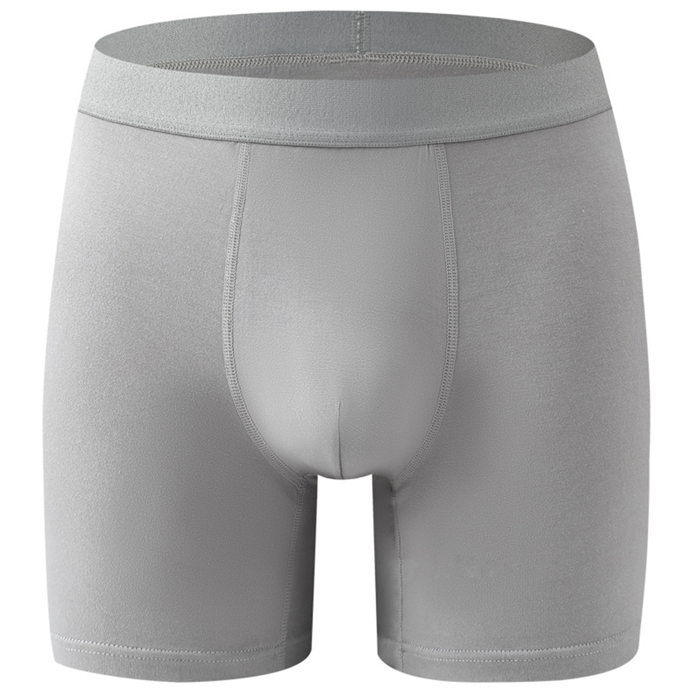 Men Long Leg Boxers Breathable - Bamboo Fiber Trunk のレビューと価格