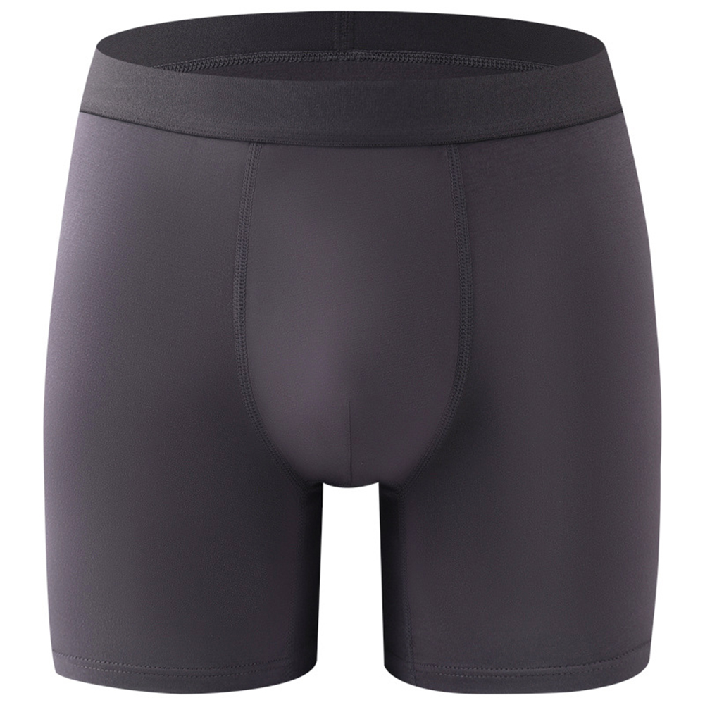 Men Long Leg Boxers Breathable - Bamboo Fiber Trunk のレビューと価格