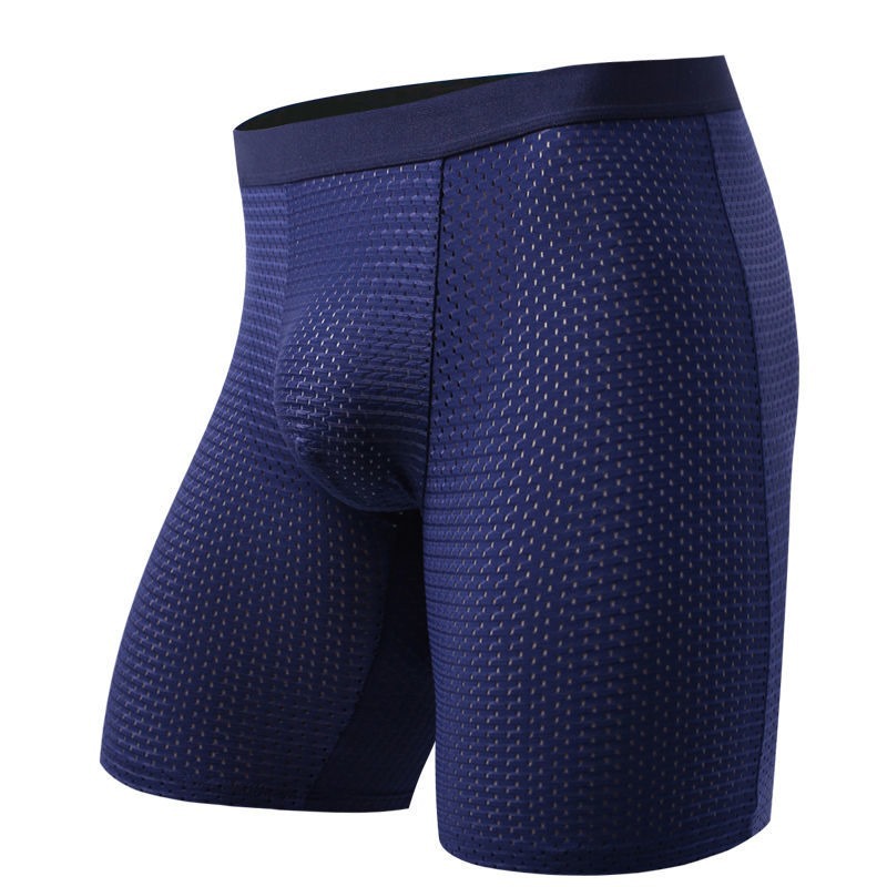 Men's Boxers Shorts Ice Silk M - Long Leg Trunk Men のレビューと価格