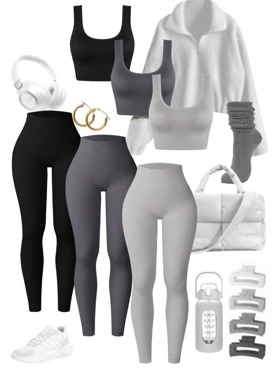 Ribbed Seamless Tank Top And H - Tank Top Ribbed のレビューと価格