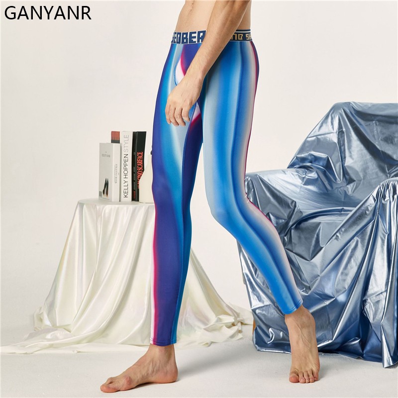 GANYANR Running Tights Men Com - Compression Long Pant のレビューと価格