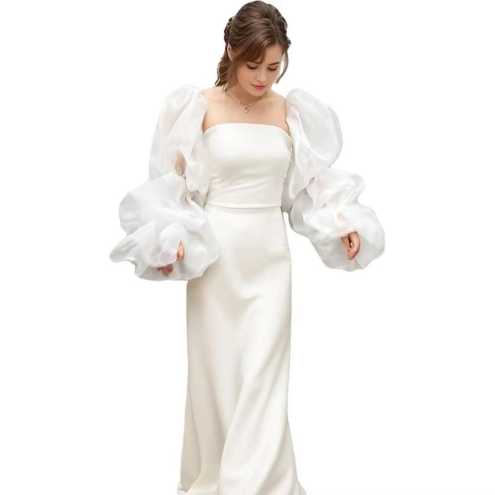 Elegant Puffy Wedding Arm Slee - Thermal Long John のレビューと価格