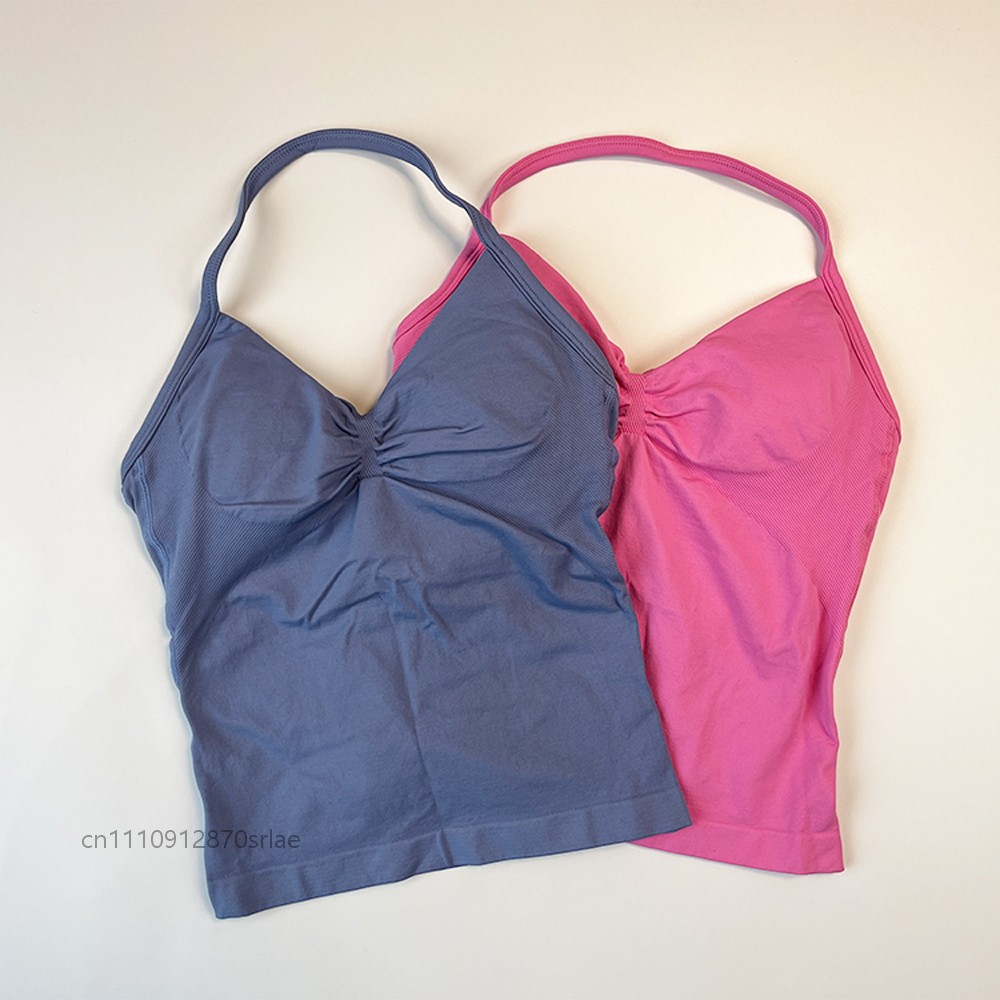 Women's Seamless Halter Strapp - Suspender Tank Top のレビューと価格