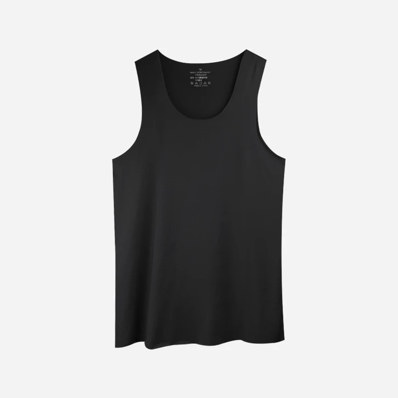 Men's Thin Vest U-Neck Large S - Undershirt Crew Neck のレビューと価格