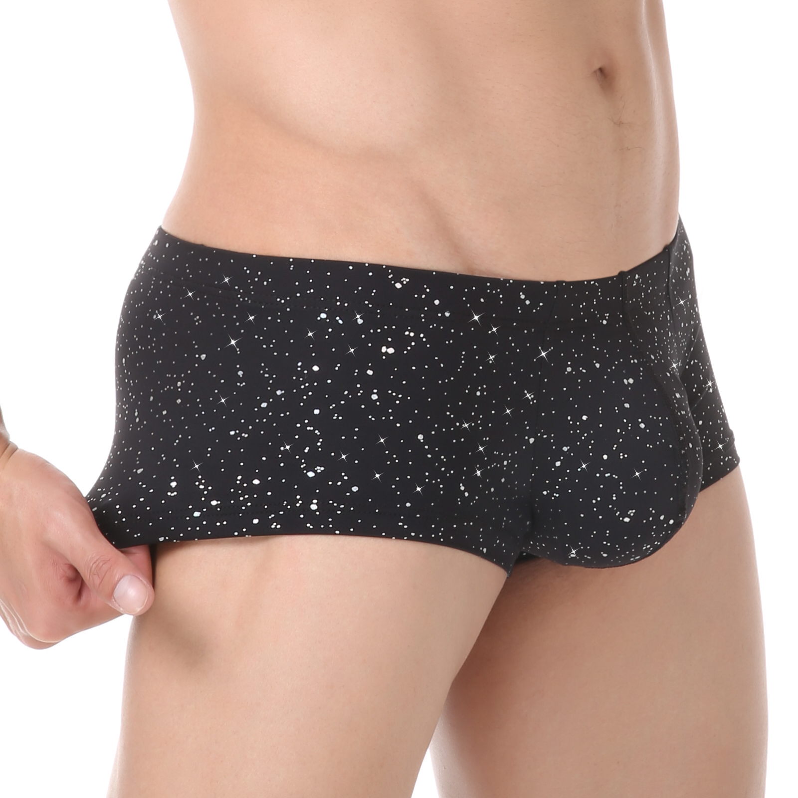 Men Sequin Boxers Shorts Sport - Boxer Shorts Modal のレビューと価格