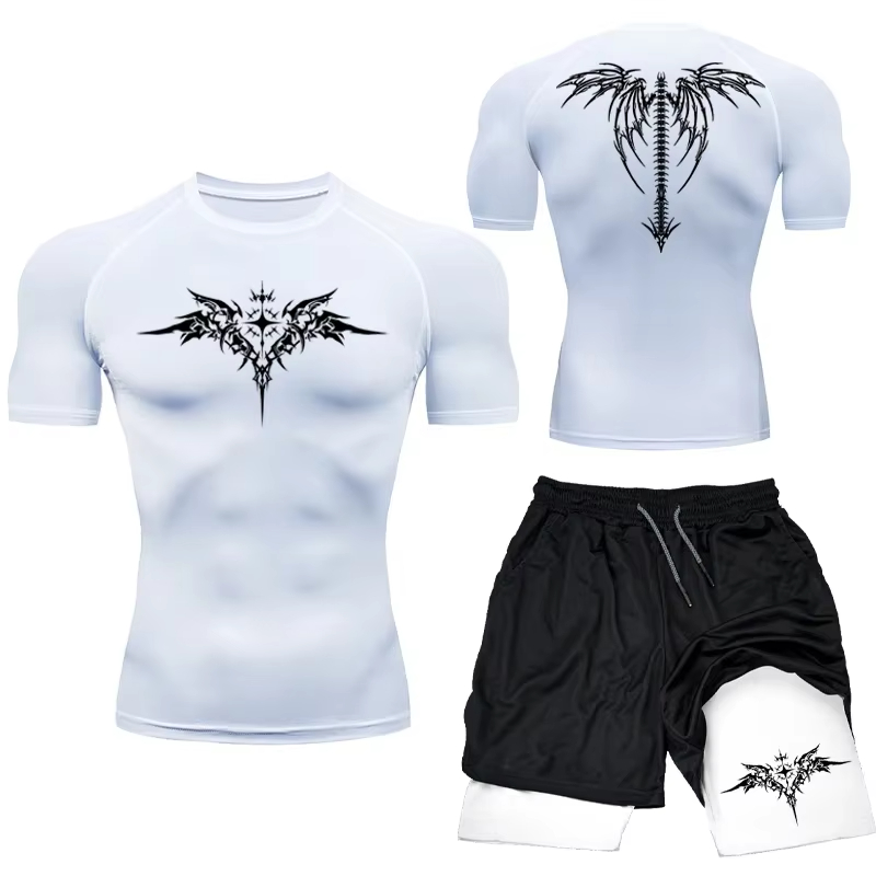 New Men's MMA Compression Athl - Compression Shorts Athletes のレビューと価格