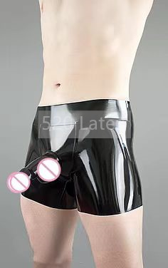 Latex Men Boxer Shorts Underwe - Pouch Boxer Pouch のレビューと価格