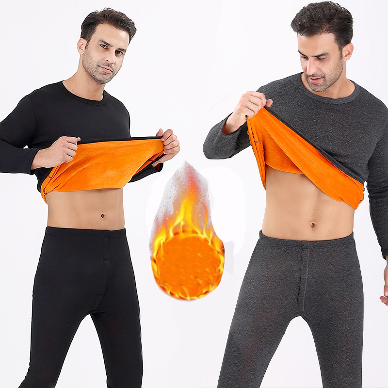 2Pcs Thermal Underwear Set Men - Thermal Long John のレビューと価格