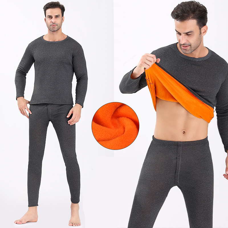 2Pcs Thermal Underwear Set Men - Thermal Long John のレビューと価格
