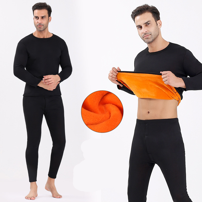 2Pcs Thermal Underwear Set Men - Thermal Long John のレビューと価格