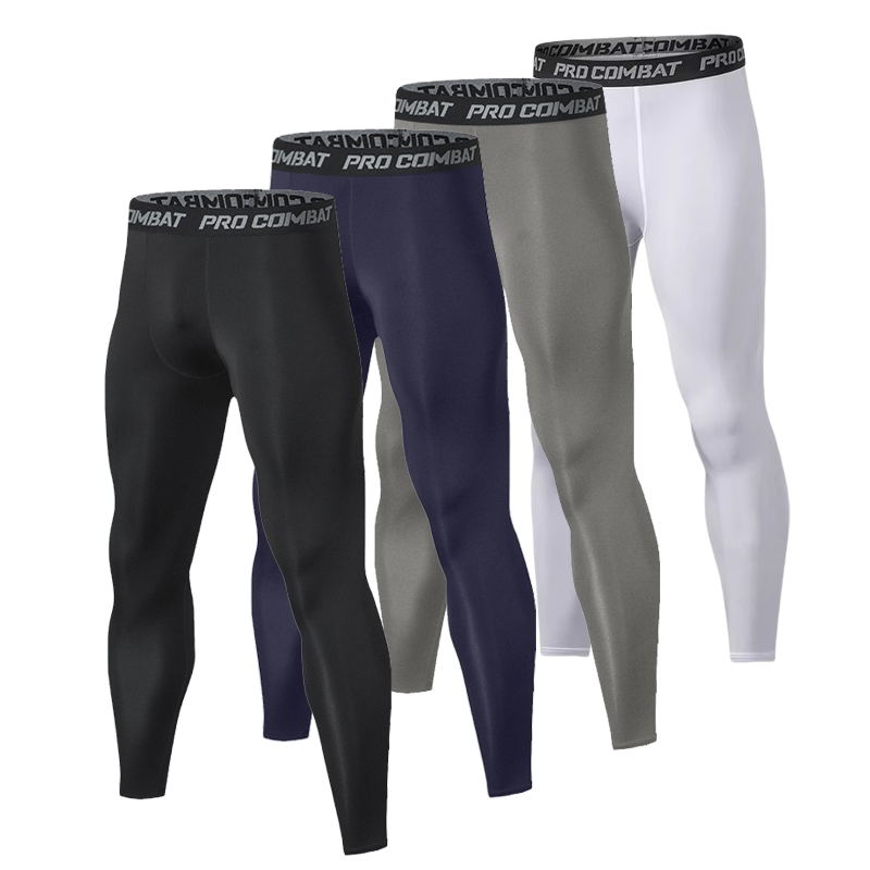 1 Pcs Men's Solid Color Compre - Compression Long Pant のレビューと価格