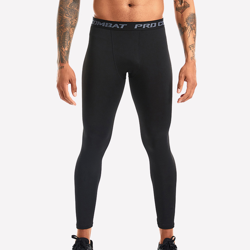 1 Pcs Men's Solid Color Compre - Compression Long Pant のレビューと価格