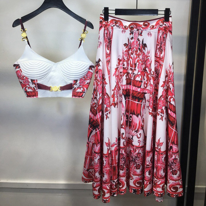 Summer Bohemain Blue And White - Suspender Tank Top のレビューと価格
