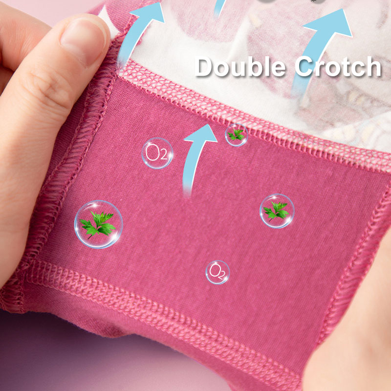 4pcs/Pack Young Girl Underwear - Boxer Brief Pack Cotton のレビューと価格