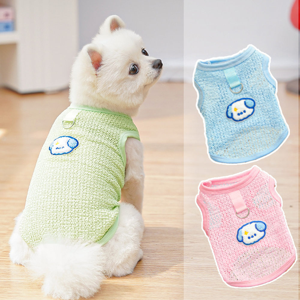 Cute Dog Cooling Vest Solid Br - Sleeveless Undershirt のレビューと価格