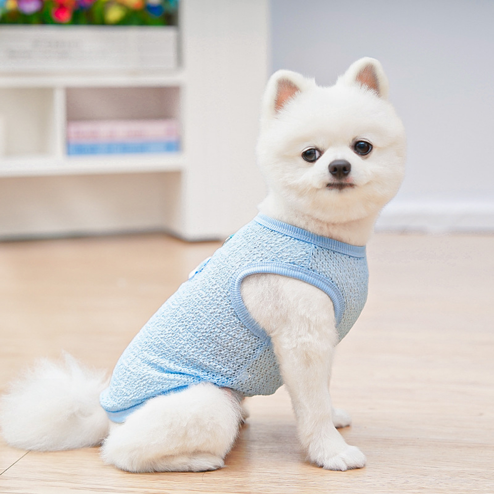 Cute Dog Cooling Vest Solid Br - Sleeveless Undershirt のレビューと価格